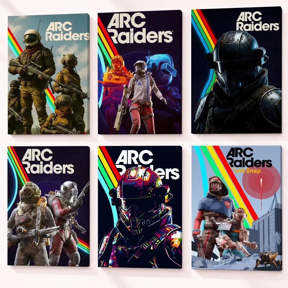 Game A-aRC Raiders Framed Wall Painting Framed Paintings for Home Decor Wall Art Room Decoration Murals