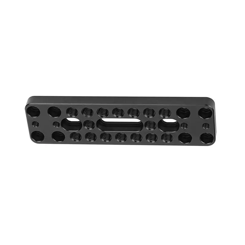 ABRI-Camera Baseplate Extension Long Cheese Plate With Multiple 1/4Inch-20 Thread Holes For DLSR Camera DIY Setup