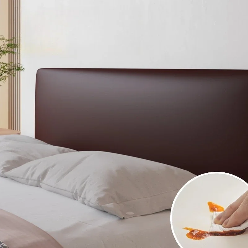 PU Leather Headboard Cover Elastic Technology Cloth Dust Cover Bedroom Soft All Inclusive Four Season No Wash Protective Covers