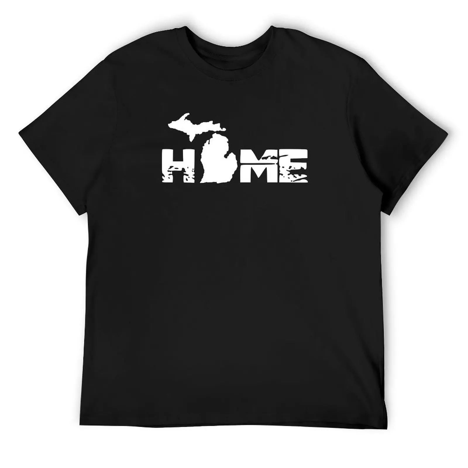 

Michigan Mitten Home T-Shirt boys whites custom shirt blue archive Men's t shirts