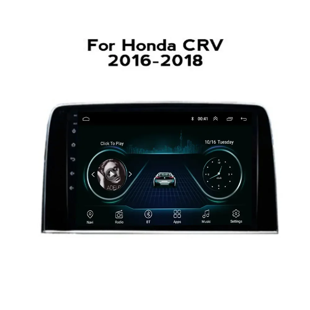 

Автомобильный радиоприемник Android 13 для Honda CRV 2016 2017 2018 2019 2020 + мультимедийный видеоплеер навигация GPS Carplay QLED IPS экран