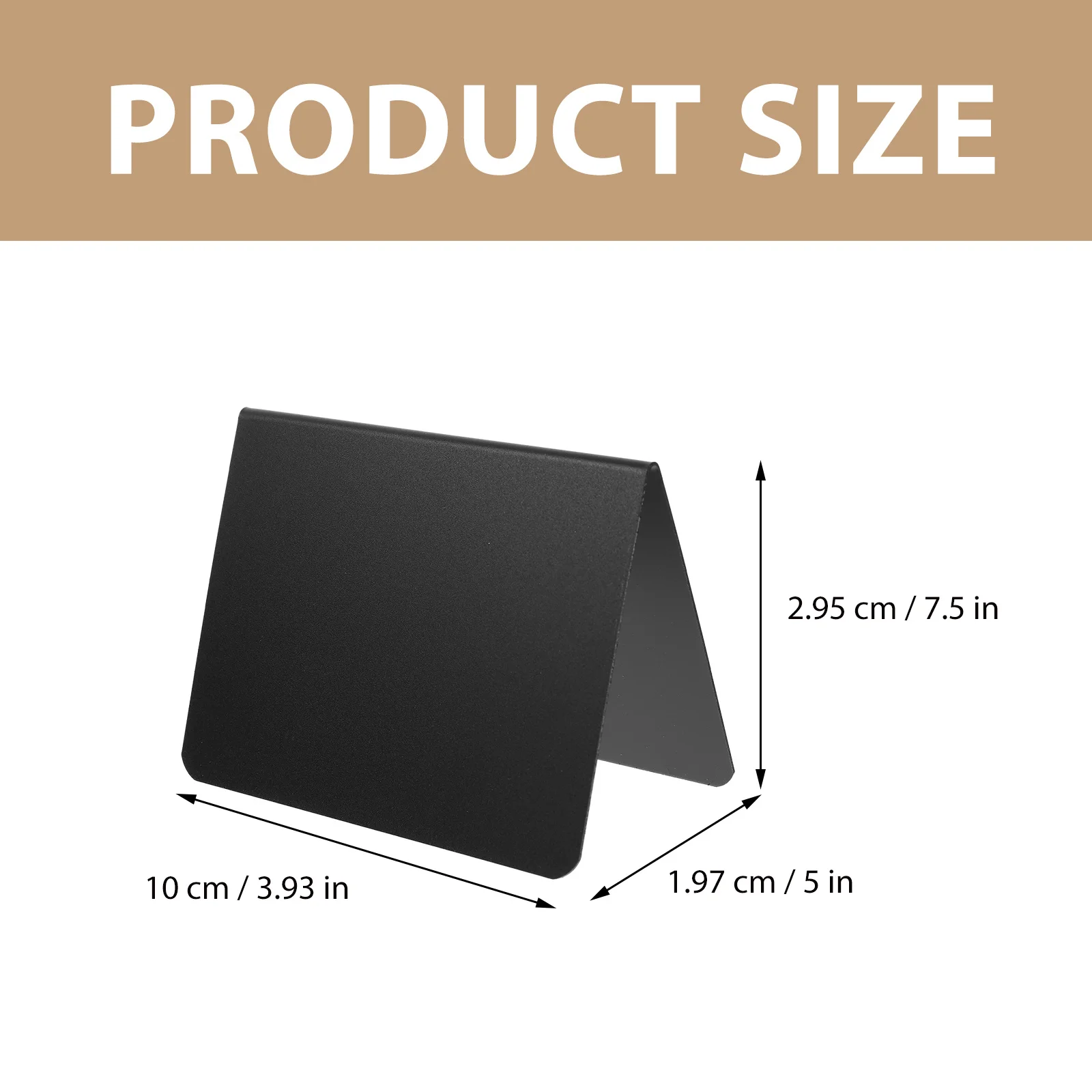 

1Set Mini Chalkboard Signs Reusable Erasable Standing Memo Boards for Restaurant Cafe Food Price Tags Tabletop Message Sign