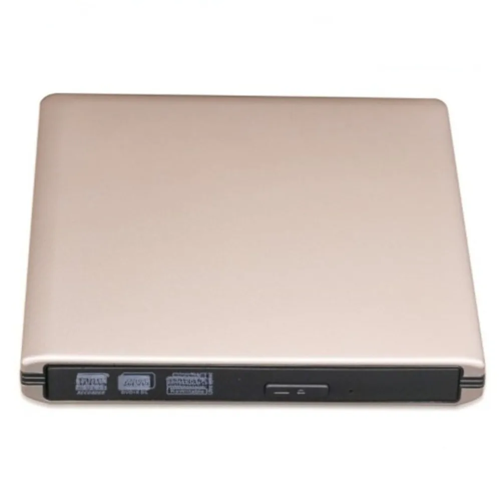 Aluminum USB3.0 External Blu‑ray BD‑ROM Combo Optical Drive, External CD DVD BD Reader for Desktop Laptop PC