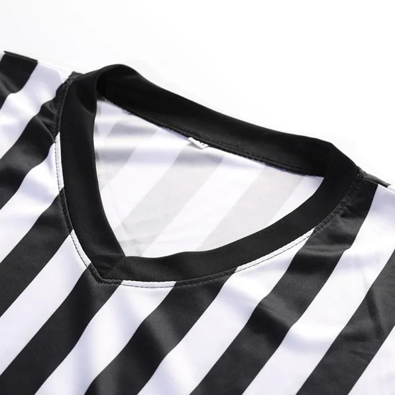 Referee Uniform Volleyball Referee Uniform T-shirt Comfortable Basketball Referee Uniform Deformation Resistance Quick-Drying