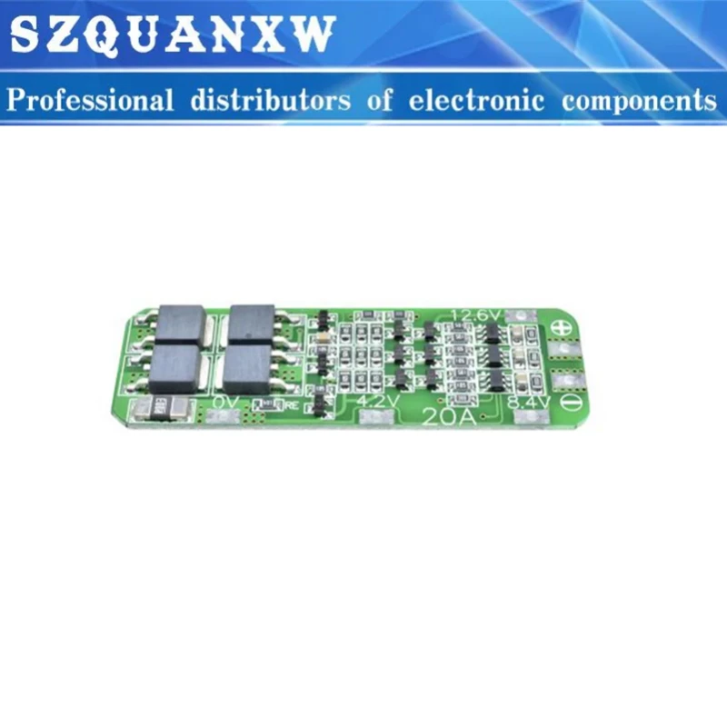 3S 20A Li-ion Lithium Battery 18650 Charger PCB BMS Protection Board For Drill Motor 12.6V Lipo Cell Module