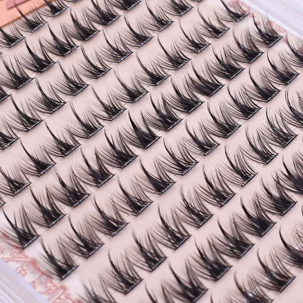 Sunflower Glue-free False Eyelashes Self Adhesive Individual Cluster No-removal Lashes Segmented Thick Lash Extension 7/10/12mm