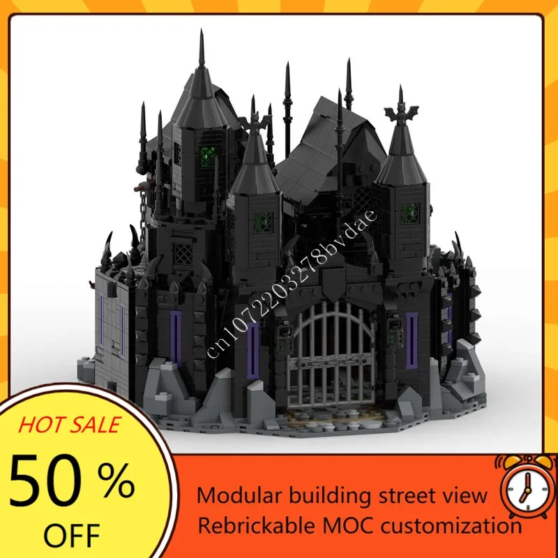 

2272PCS MOC Medieval Castle Building Blocks Model Necropolis Technical Brick DIY Education Assembly Toy For Child Holiday Gifts