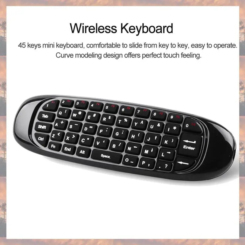 N75R-3X 2.4G Air Mouse Tastiera wireless Telecomando per Android TV Box Computer Versione inglese Giroscopio a 6 assi