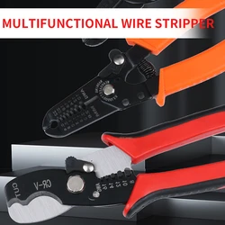 Multifunctional Wire Pliers Stripper Electrician Peeling Household Network Cable Wire Stripper Puller Stripper Tools