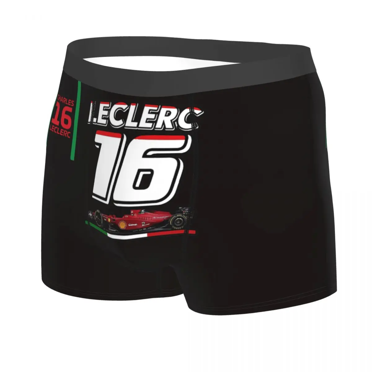 Leclerc 16 Racing Driver Men's Boxer Briefs Boxer Briefs Highly Breathable Underwear Top Quality Print Shorts Gift Idea