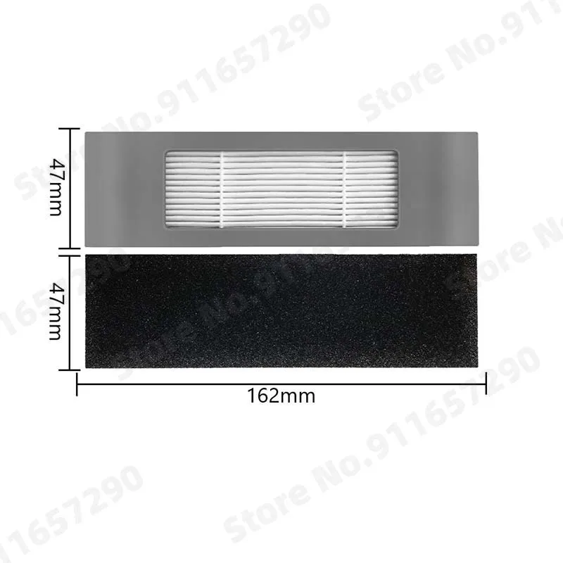 Hepa Filter Onderdelen Voor Ecovacs Deebot Ozmo 920, 950, T5, t8 Aivi Robot Stofzuiger Sponzen Set Vervanging Accessoires