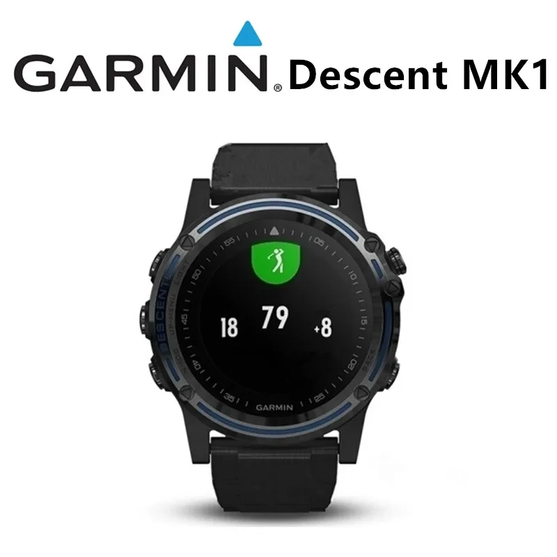 Garmin-Descent MK1 versione in lega di titanio Computer subacqueo, frequenza cardiaca fotoelettrica, orologio da esterno multifunzionale, 95% nuovo