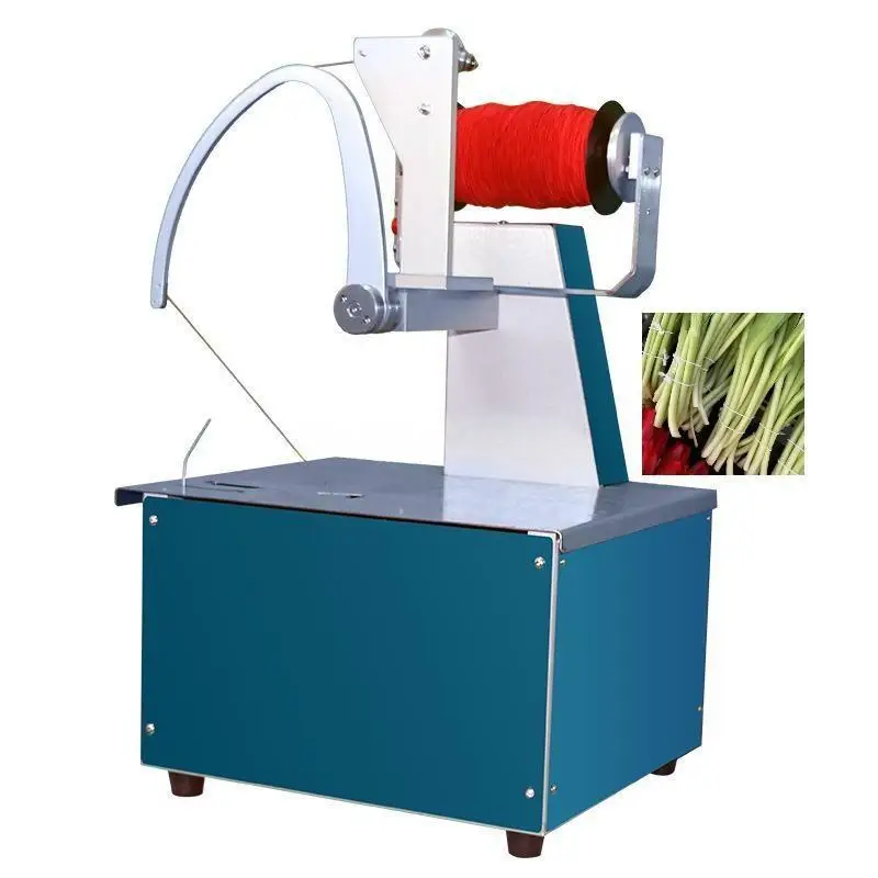

(2026) Automatic Elastic Rope Thread Bundling Binding Packing Machine Strapping Flower Bundle Tying Knotting Machine