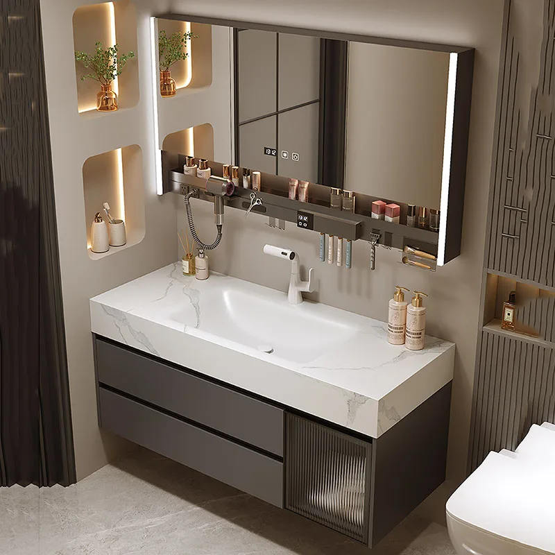 

Luxury Paper Bathroom Cabinet Drawers Modern Partitions Display Toilet Storage Cupboard Organizer Archivadores Home Furniture