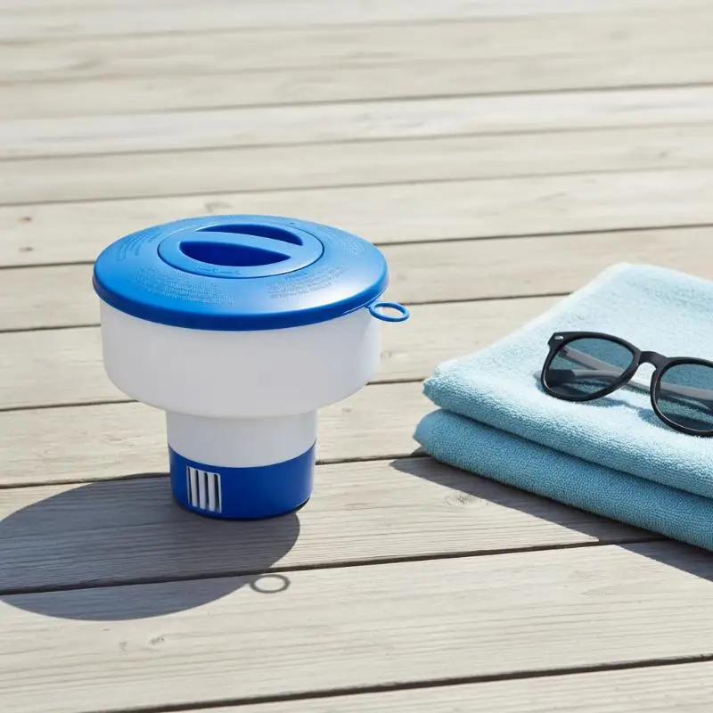 Swimming Pool Enduring Floating Dispenser Automatic Sterilizer Chlorine Float view 2
