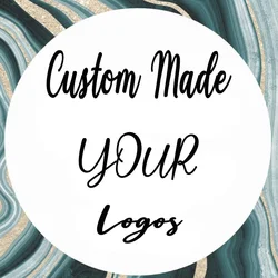 Custom Logo Round Square Rectangle Wedding Birthday Baptism Stickers Design Your Own Stickers Personalized Stickers
