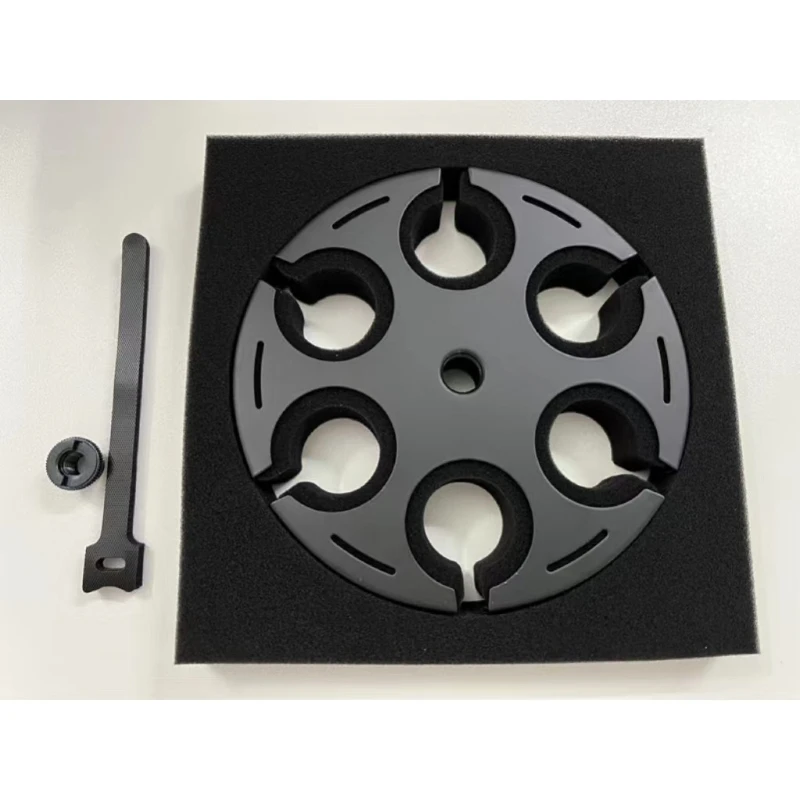 Mikrofonhalterung aus Metall, 6-Mikrofon-Ständer, Mikrofonablage, 8-Slot-Mikrofonständerhalterung, fest montiert für Studio und Bühne – Detail 7
