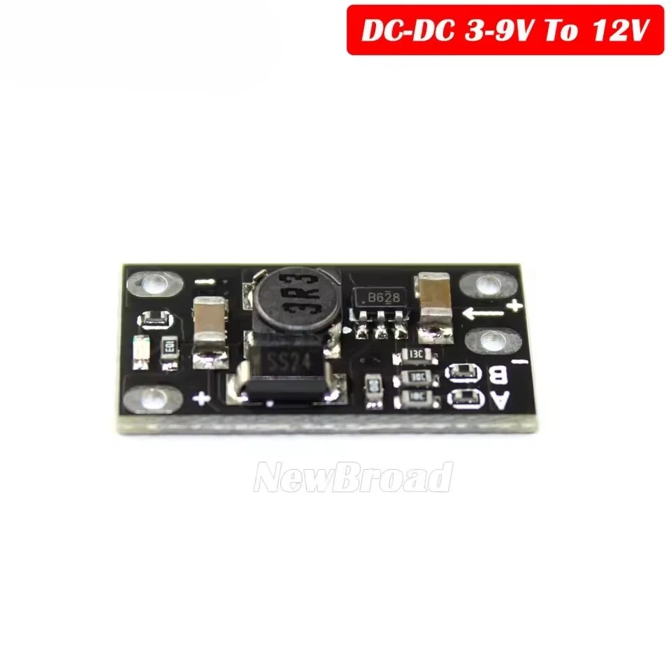 Portable DC Step Up Power Supply Module Wide Input Boost Board Fixed Output 5/8/9/12V Max 1.5A For DIY Electronic Projects