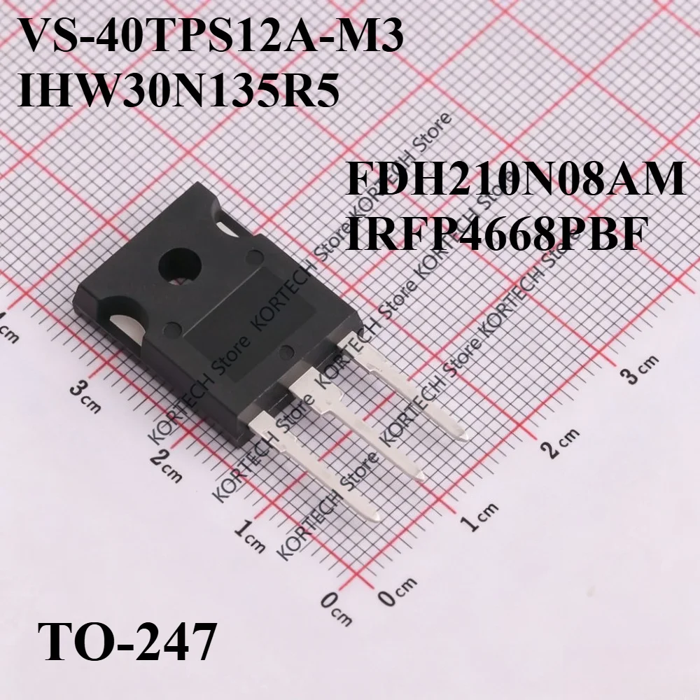 10PCS/ Lot Original 40TPS12APBF  VS-40TPS12A-M3  IHW30N135R5 H30PR5  FDH210N08AM  IRFP4668PBF IRFP4668  TO-247 Best in Quality
