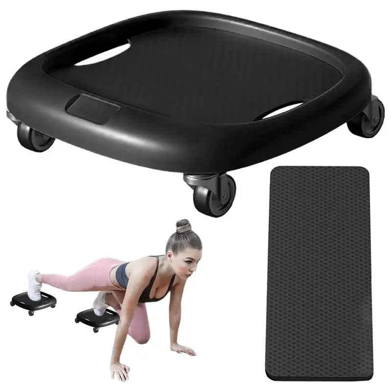 

Ab Roller Wheel 360 Degree Rotating AB Wheel Exercise Board With Mat Fitness Equipment Waist Strength Trainer For Women
