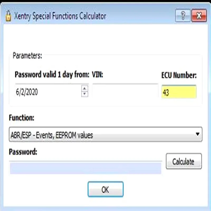 Picture 4: Xentry Special Function Calculator + FDOK+ Vedoc Calculator with Keygen obd2 scanner For US EU car Models Star C3 C4 C5 C6 j2534