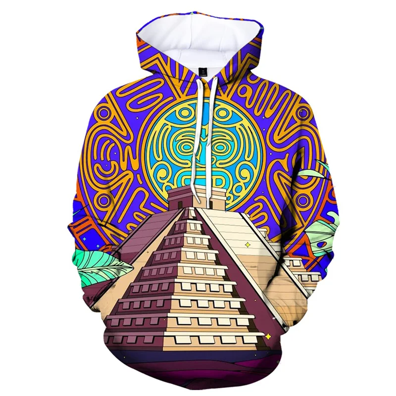 Mexican Aztec Totem 3D Printed Hoodie Men Women Casual Streetwear Pullovers Fashion Autumn Sweatshirt Long Sleeves Hoodies