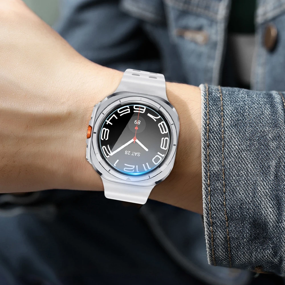 Screen Protector for SAMSUNG Galaxy Watch 7 44 40 47 mm Smartwatch Tempered Glass Anti-Scratch Bubble-Free Easy Installation