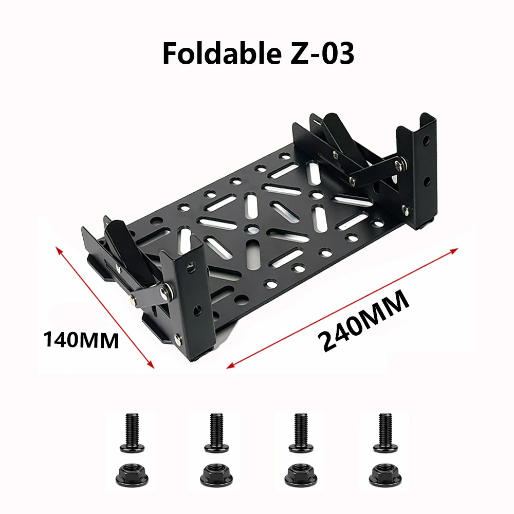Folding Molle Panel Universal Motorcycle Trunk Tail Box Tactical Modular Organizer Top Case Side Panel Expand Storage view 5