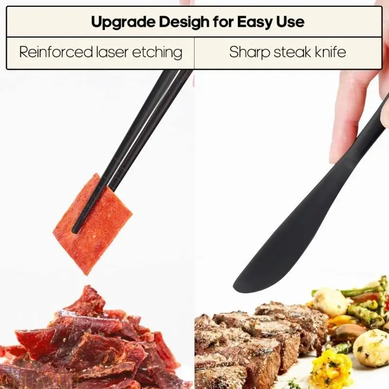 

A1A2 Durability Metal Camping Utensils Light weight Portables Cutlery Hiking Flatware for Hiking Travel Office Lunch