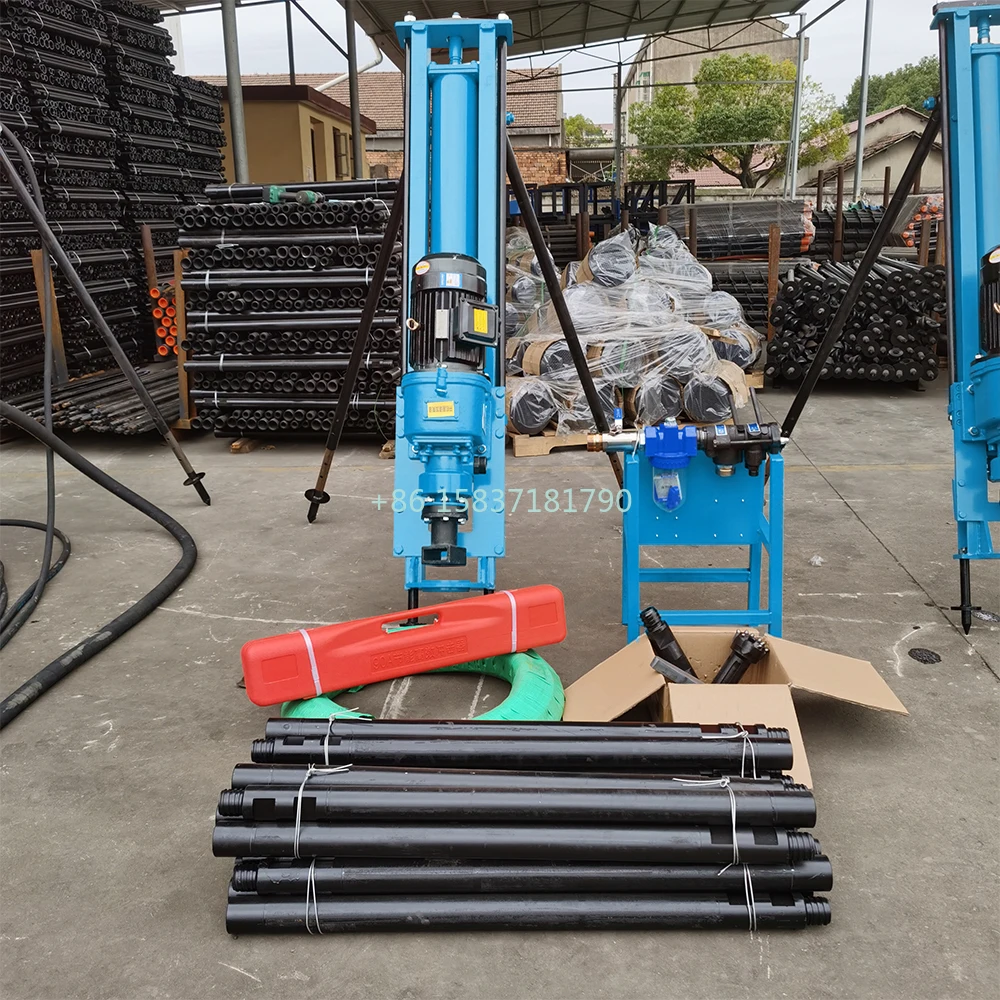 Small Portable Dth Drilling Rig Machine Diameter 80-130mm Drill Rig Borehole Underground Deep Rock Drilling Rig for South Africa