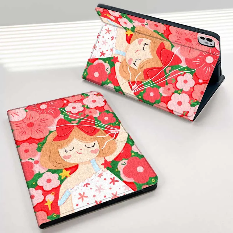 

Beautiful Character Pattern For iPad mini Air 1 2 3 4 5 6 7 6th 7th 9 11 13 M3 M2 gen 7.9 8.3 10.9 Inch 2025 Tablet Case