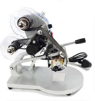 DY-8 Manual Ribbon Coding Machine, Direct Thermal Labeling, Production Date and Stamping Coding Machine 220V