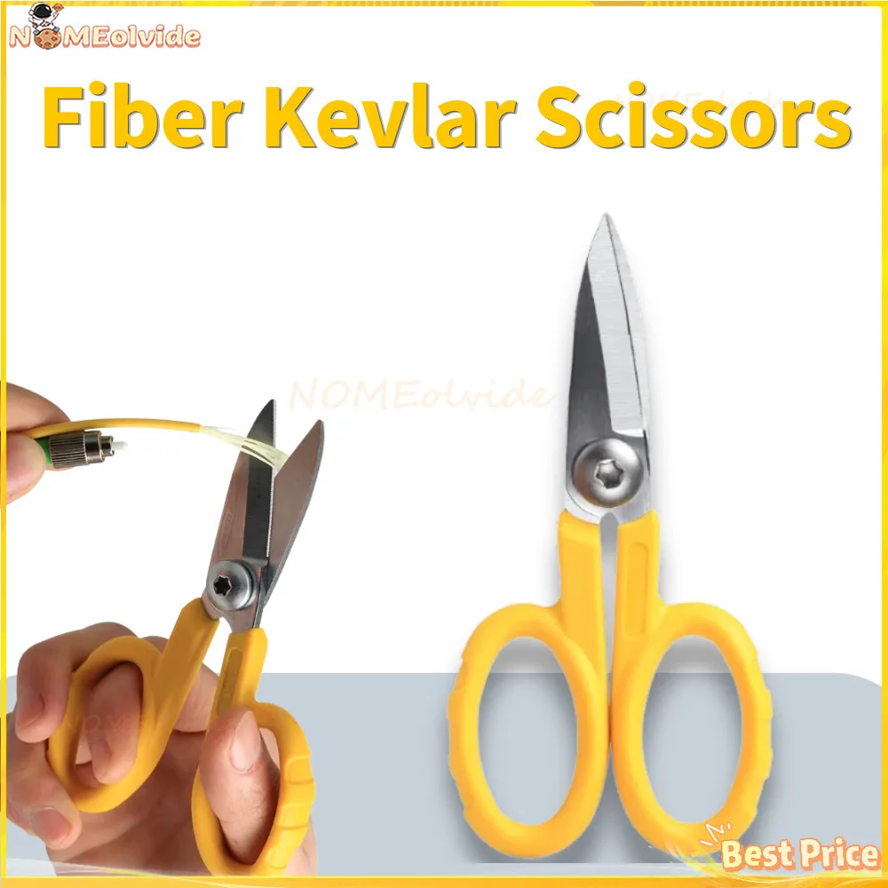 Tools Kevlar Scissors Multi-Functional Fiber Optic Copper Wire Cutter Stripping Tool