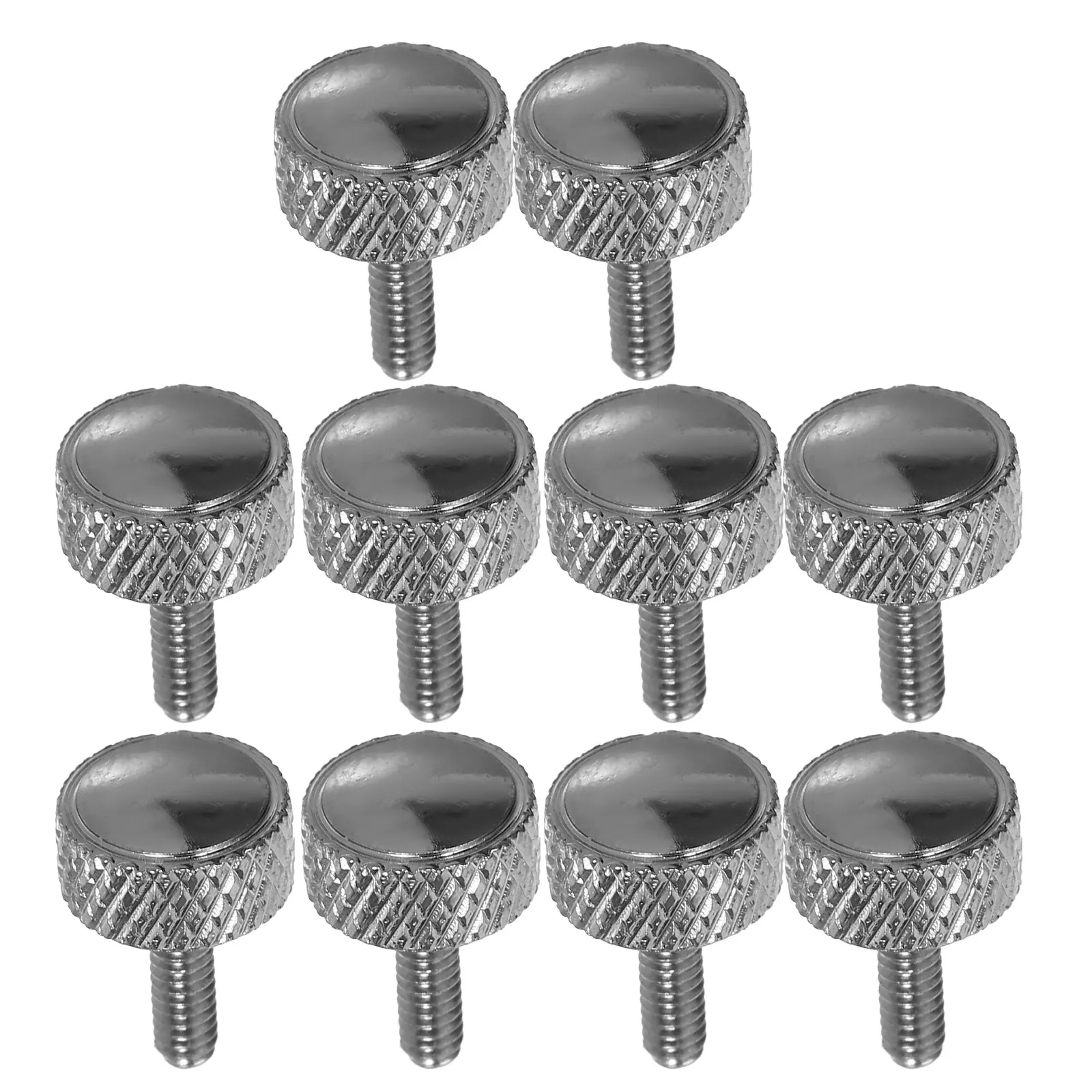 10Pcs High Strength Vernier Calipers Locking Screws Metal Knurled Thumb Screws Fixing Clamping Screw Kit for Measurement