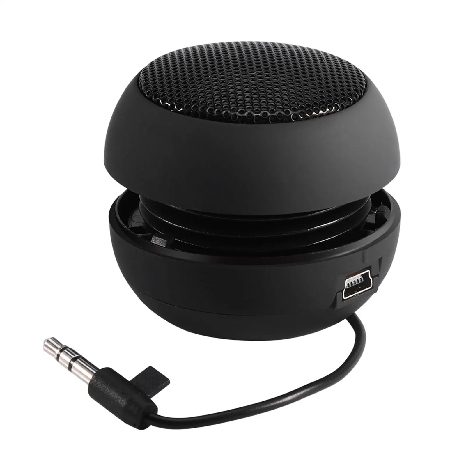 صوت كمبيوتر صغير محمول للسفر 3.5 ملم مكبر صوت عالي مدمج في بطارية للهاتف المحمول MP3 PC مكبر صوت خارجي مكبر صوت للكمبيوتر