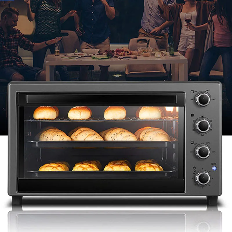 Electric Oven Home Baking Integrated Multi-function 60L Large Capacity Hot Air Circulation Non-stick Oil ATO-M60A 1639