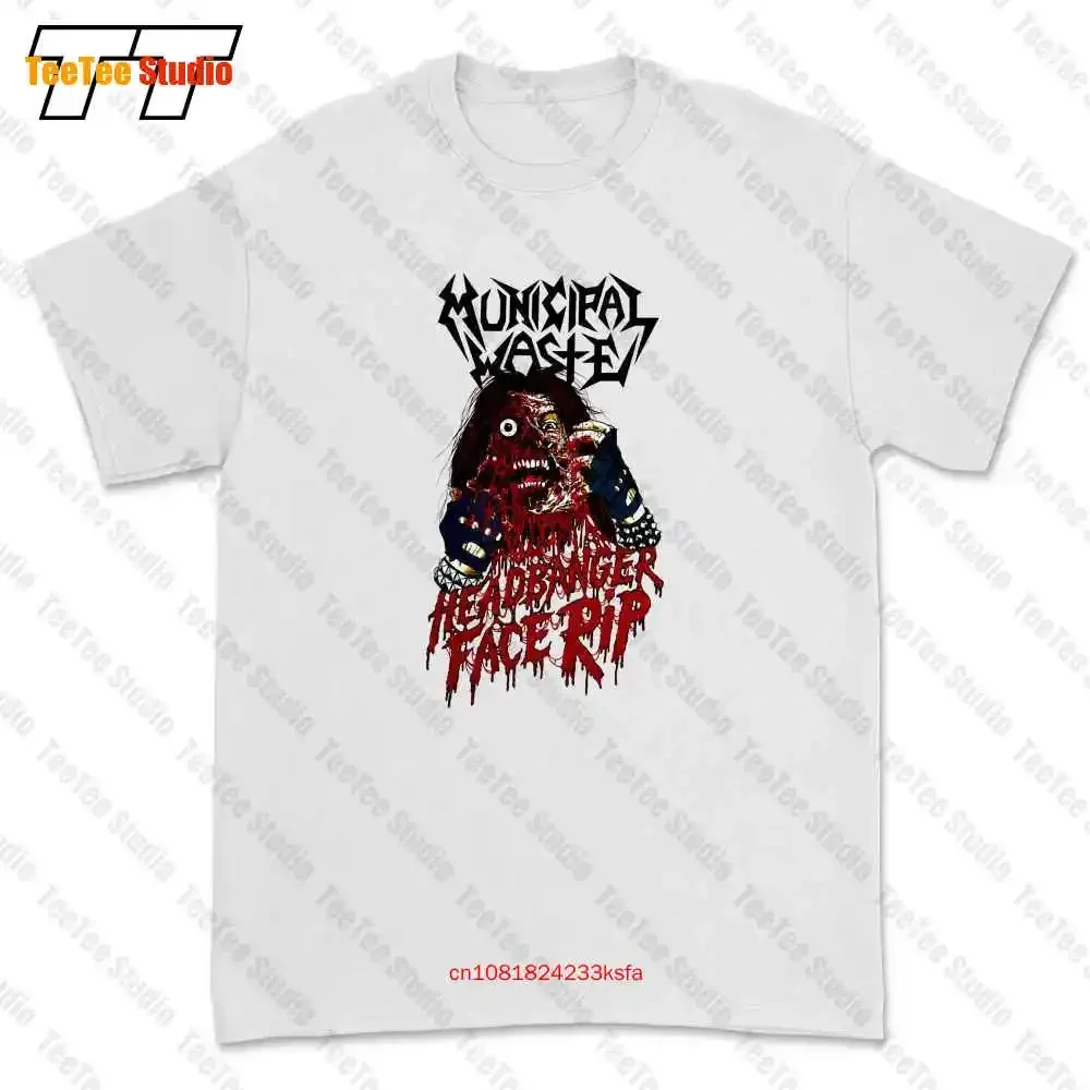 Municipal Waste Headbanger Face Rip T-shirt Tee JFK5