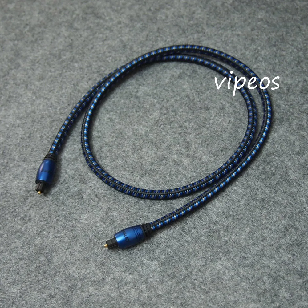 Cyfrowy kabel HiFi Audio OptiLink-5 Toslink Światłowodowa złota wtyczka