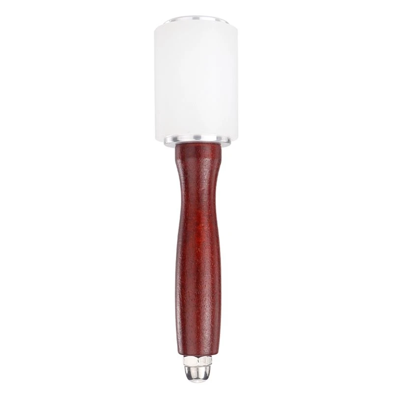 ABZL Leathercraft Mallet, Wooden Handle Leather Carving Hammer, Rubber Cowhide Working Tools For DIY Sewing Craft