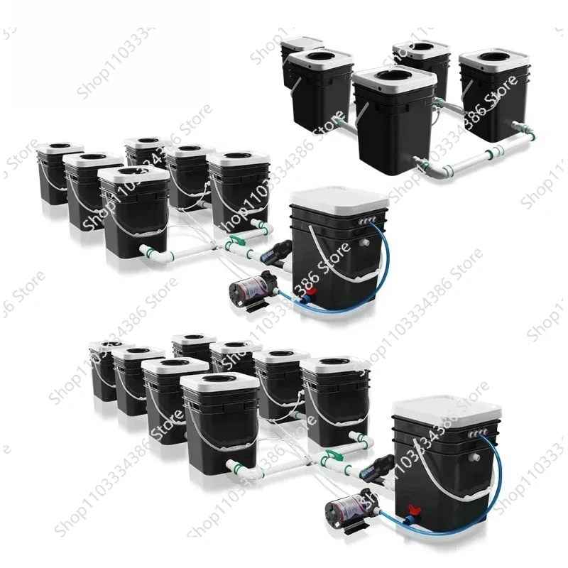 

Hydroponics Grow System Kit - Indoor Mist Culture Dutch Bucket Aeroponics Hydroponic Bucket for Indoor Gardening