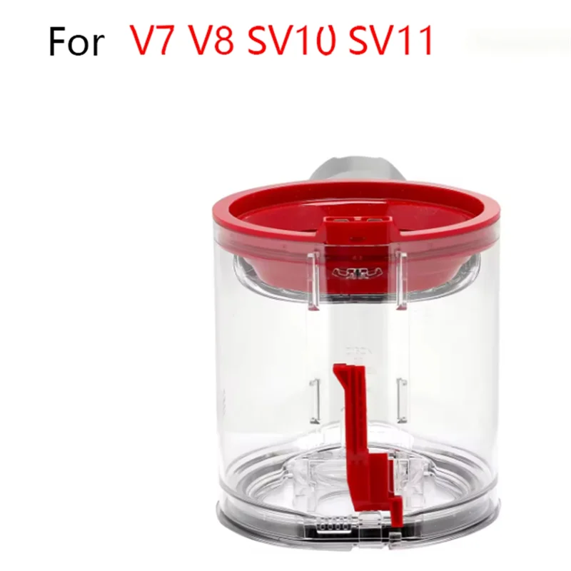 ل دايسون V7/V8/SV10/SV11 سعة كبيرة صندوق الغبار مكنسة كهربائية استبدال أجزاء ترقية تصميم الغبار دلو ملحق