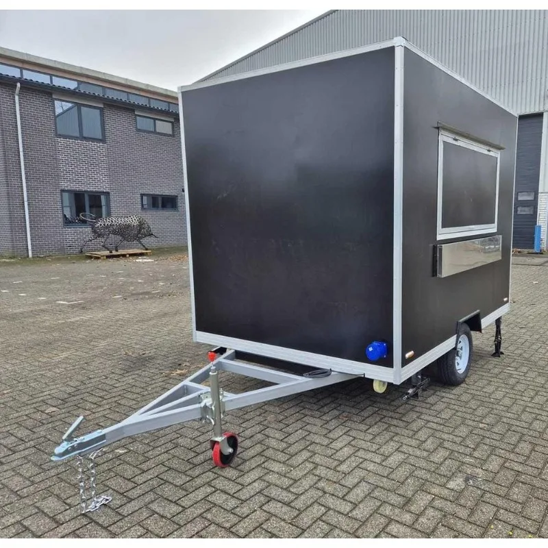 Mobile Kitchen Food Trailer Fully Equipped Mobile Restaurant Coffee Bbq Food Truck Cart for Sale