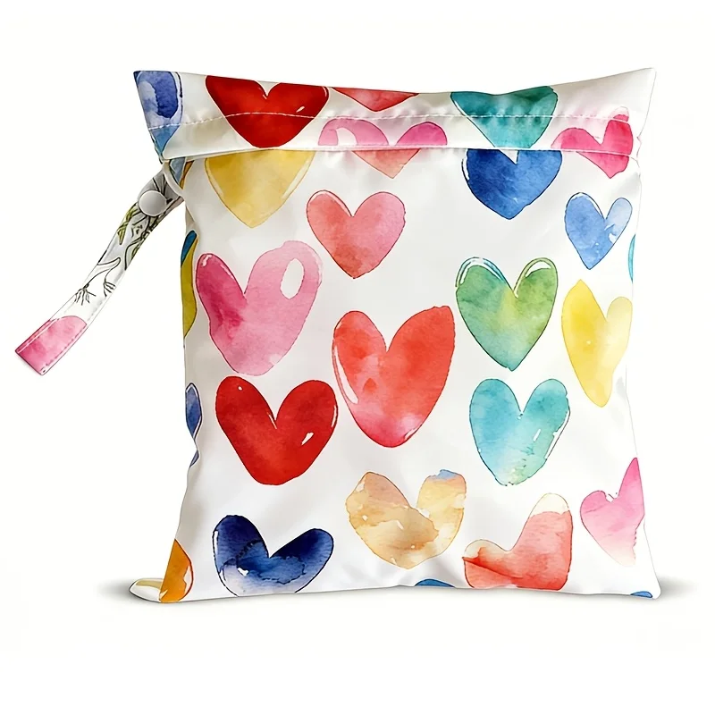Waterproof Dry Wet Separation Bag Fashion Beach Zipper Bag for Travel Swim Pool Yoga Sportswear Cosmetics Lingerie Storage