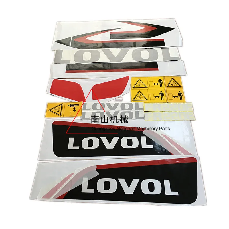 

Foton Lovol FR150e 170e 200e 220e 260e full car stickers Car logo stickers Excavator accessories