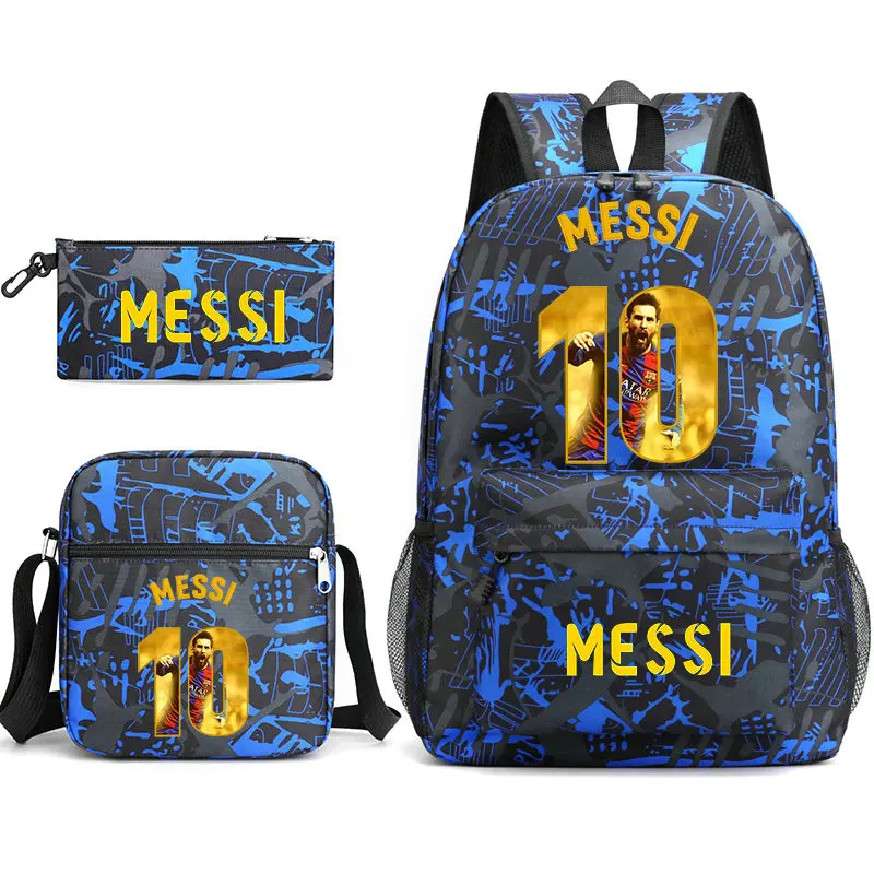 Messi zaino Canvas Laptop College School Bags Vintage Book Bag donna uomo studente zaino Girl Boy Mochilas