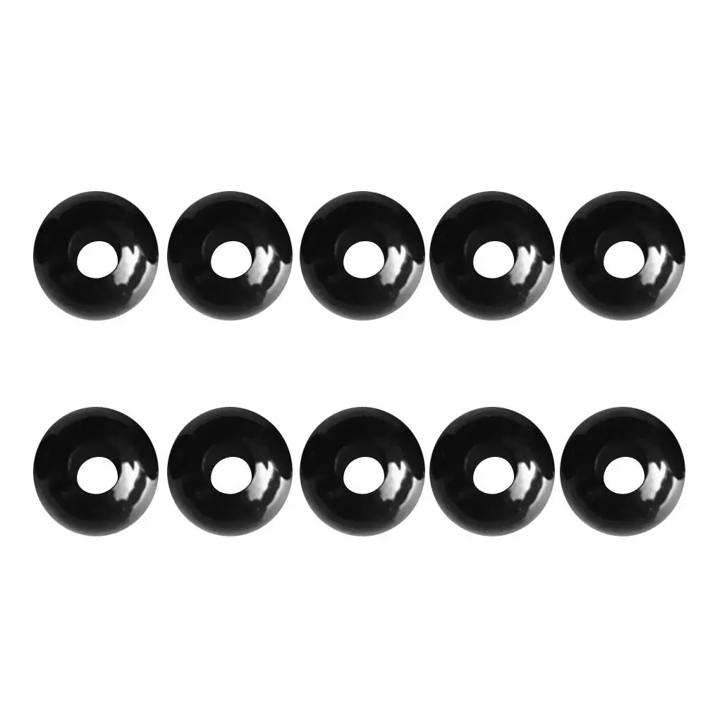 Black Plastic Shock Cord Stopper Lock End Elastic Toggle Buckle Bungee Rope Clamp for Sports Gear Paracord Shoelace