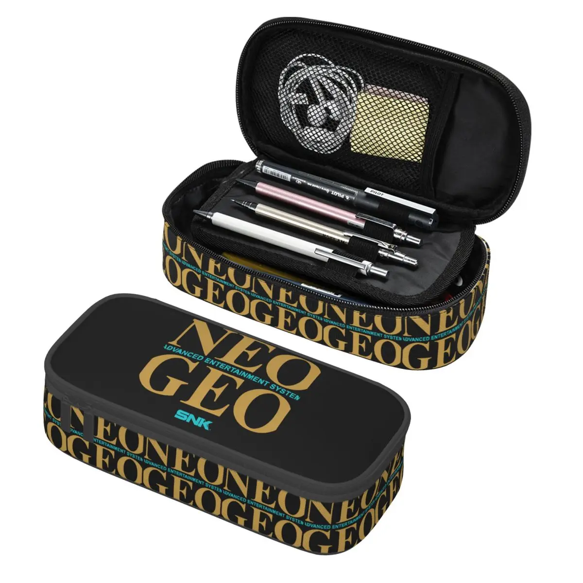 

2025 Neo Geo Pro Gear Spec Logo Pencil Cases Pencil Pouch Storage Stationery Supplies Large Storage Pen Box Pencil Bag Students