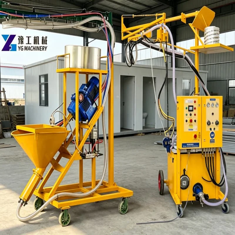GFRC Spray Machine Automated Mortar Spraying Equipment Customized 20 60mm Chopped Fiber GRC Panel Production Line Factory Use
