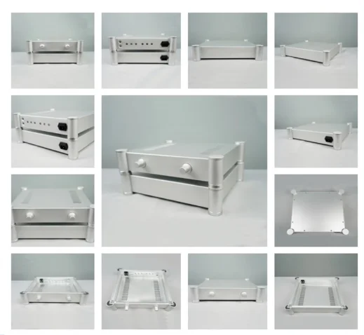 QF3607T/ All Aluminum Amplifier Chassis with Rounded Corners/AMP Enclosure DIY Box (362*86*322mm)