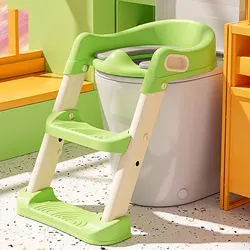 Stair Style Portable Toilet Baby Potty Stepped Ladder Infant Potty Baby Toilet Pot Foldable Children's Potty Training Toilet